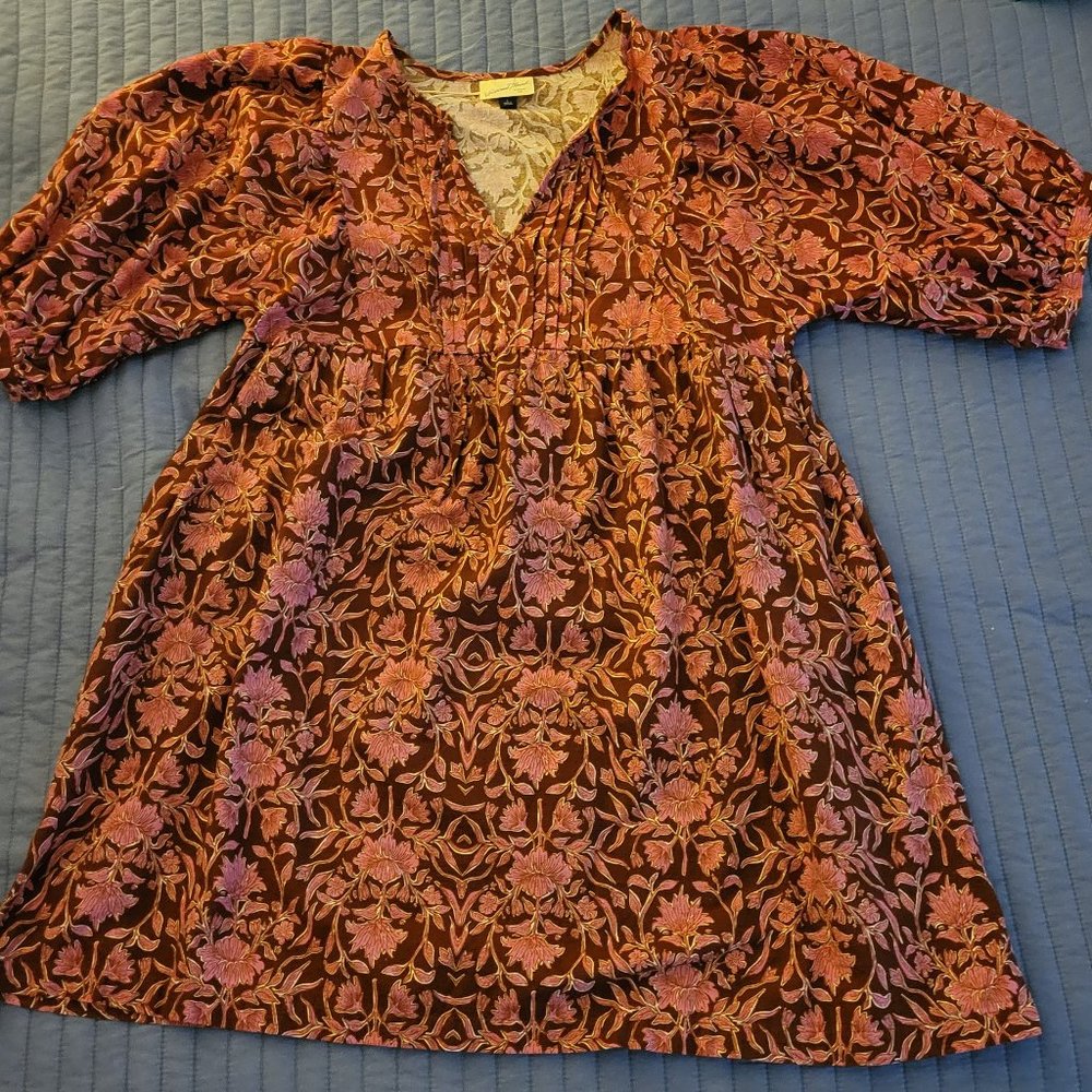 Universal Thread Puff Elbow Sleeve Babydoll Dress